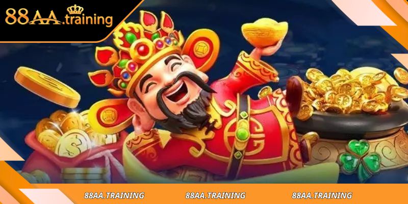 Hình ảnh quay hũ thần tài sống động